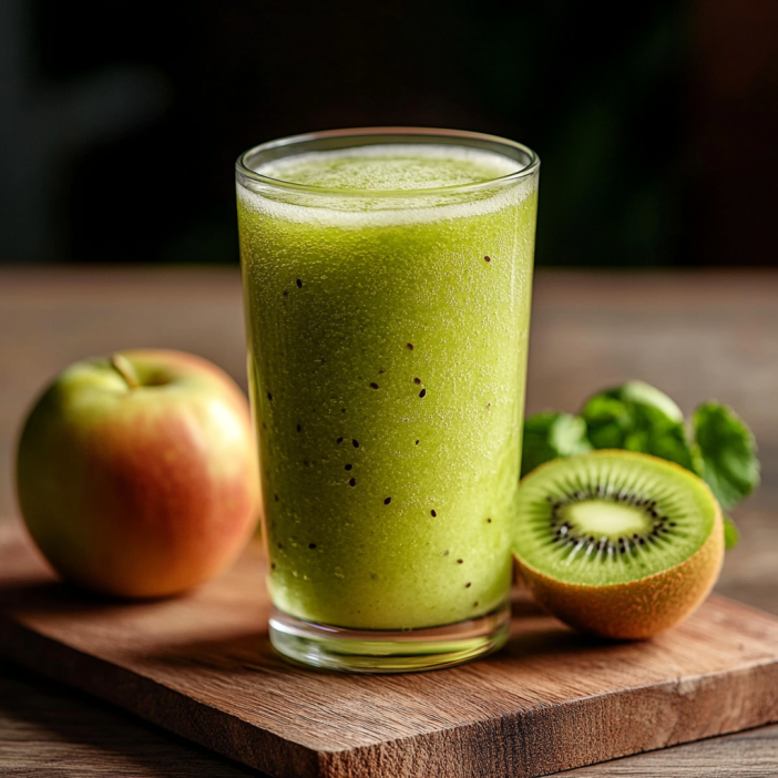 Kiwi-Apfel-Saft